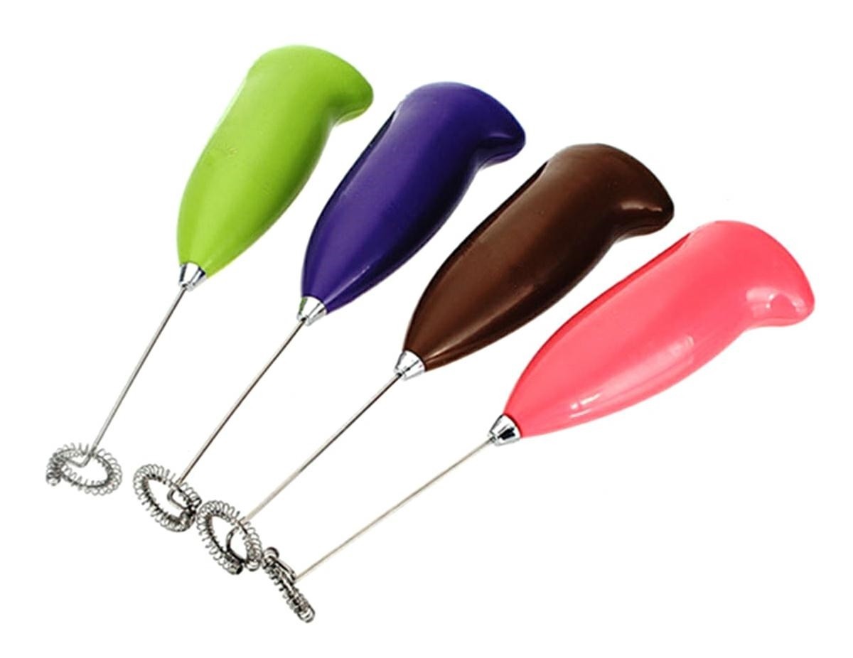 Mixer spuma lapte fara fir, plastic, baterii AA, 50g, multicolor - imagine 9